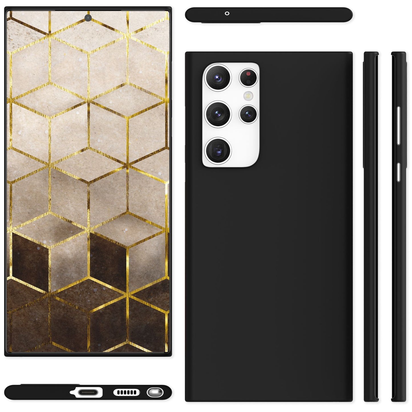 NALIA Ultra Slim Hardcase für Samsung Galaxy S22 Ultra – Matt & 0.3mm Dünn – PHANTOM (Hauchdünnes Cover & Kamera-Vollschutz) – Marke aus Berlin