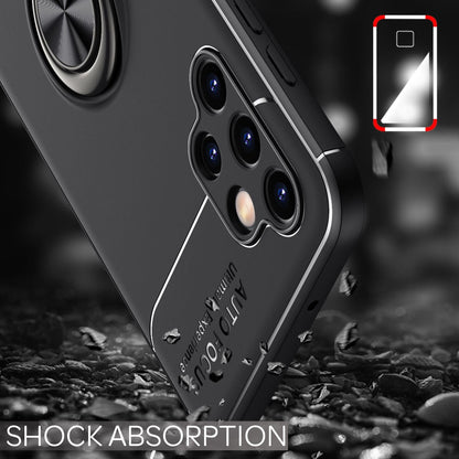 NALIA Ringhülle für Samsung Galaxy A13 4G – Ring-Ständer 360° & für Magnet-Halter – GRIP360 (Mattiertes Silikon Case) – Marke aus Berlin