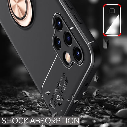 NALIA Ringhülle für Samsung Galaxy A13 4G – Ring-Ständer 360° & für Magnet-Halter – GRIP360 (Mattiertes Silikon Case) – Marke aus Berlin