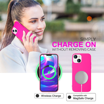 NALIA Neon Silikonhülle für iPhone 14 – Soft-Touch & Signal-Neon – NEONSHOCK (Matte Schutzhülle) – Marke aus Berlin