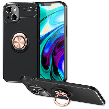 NALIA Ringhülle für iPhone 14 – Ring-Ständer 360° & für Magnet-Halter – GRIP360 (Mattiertes Silikon Case) – Marke aus Berlin