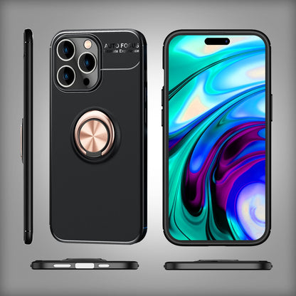 NALIA Ringhülle für iPhone 14 Pro Max – Ring-Ständer 360° & für Magnet-Halter – GRIP360 (Mattiertes Silikon Case) – Marke aus Berlin