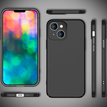 NALIA Ultra Slim Hardcase für iPhone 14 – Anti-Fingerabdruck & 0.5mm Dünn – PUREFIT (Matt & Leicht) – Marke aus Berlin