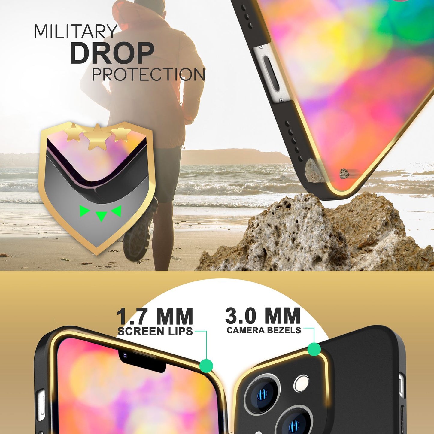 NALIA Ultra Slim Hardcase für iPhone 14 Plus – Anti-Fingerabdruck & 0.5mm Dünn – PUREFIT (Matt & Leicht) – Marke aus Berlin