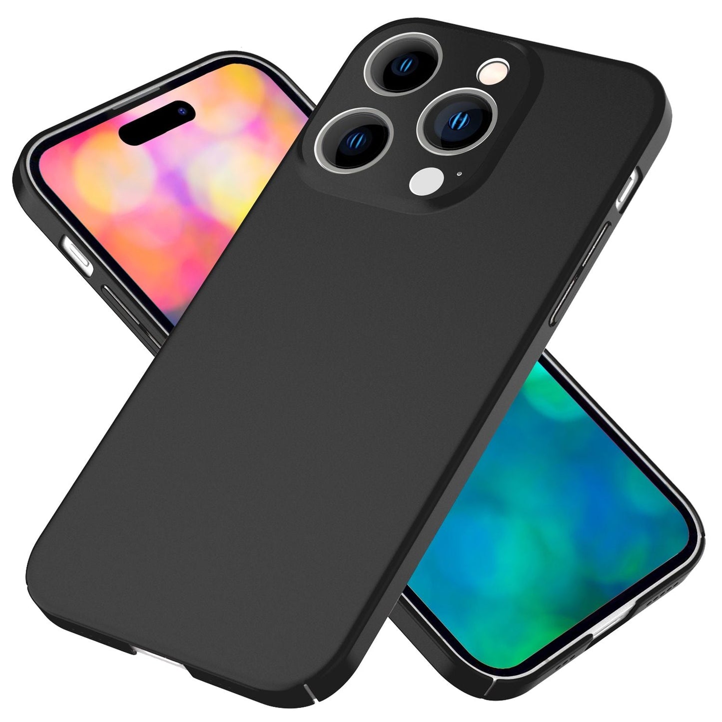 NALIA Ultra Slim Hardcase für iPhone 14 Pro – Anti-Fingerabdruck & 0.5mm Dünn – PUREFIT (Matt & Leicht) – Marke aus Berlin
