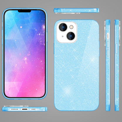 NALIA Glitzerhülle für iPhone 14 – Funkelnder Glitzer-Look & Grip – SHINEPOP (Silikon Case) – Marke aus Berlin