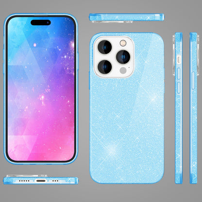 NALIA Glitzerhülle für iPhone 14 Pro – Funkelnder Glitzer-Look & Grip – SHINEPOP (Silikon Case) – Marke aus Berlin