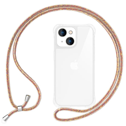 NALIA Handykette für iPhone 14 – Transparentes Hybrid-Case & Band – HANGIT PRO (Anti-Gelb Rückseite & Verstellbar) – Marke aus Berlin
