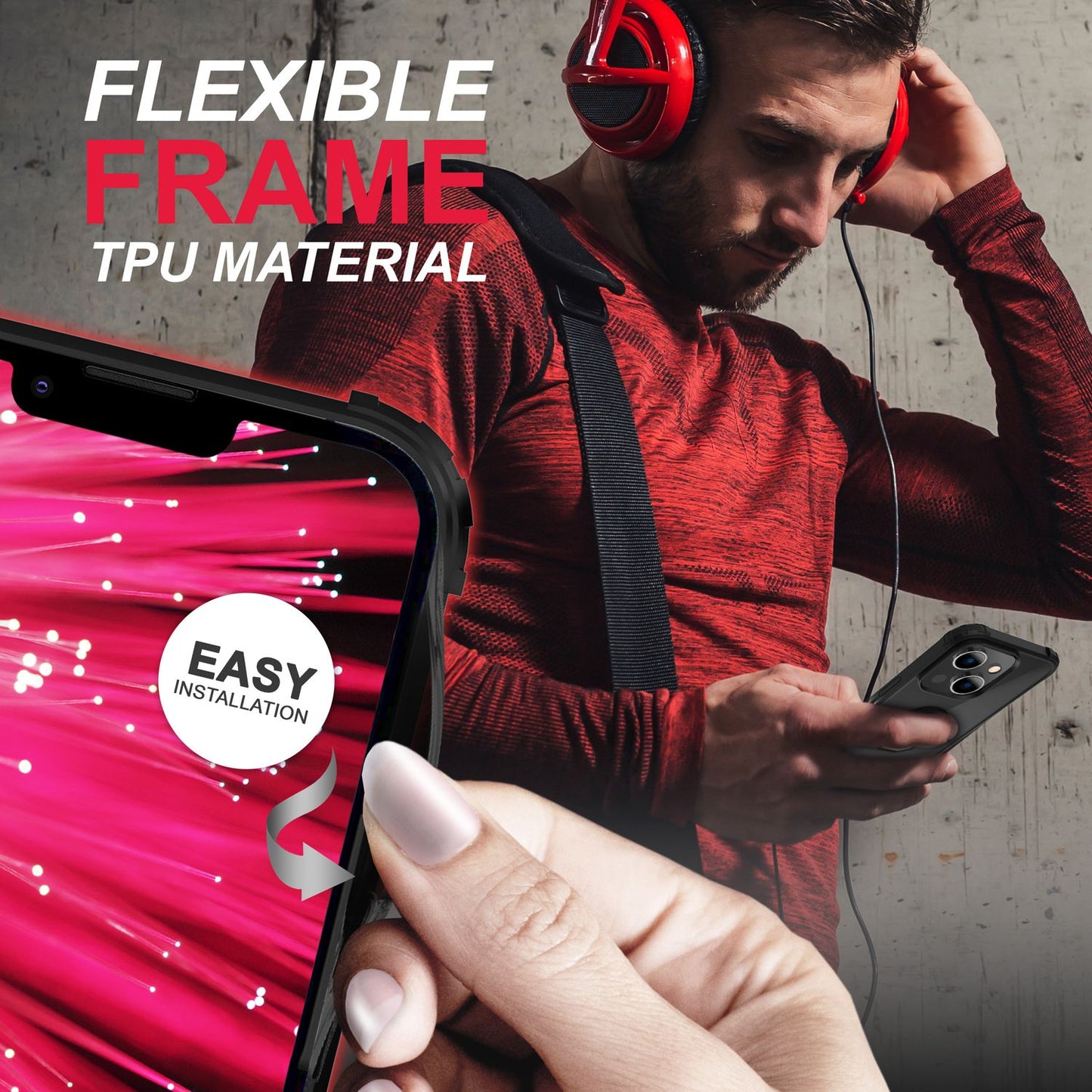 NALIA Ringhülle für iPhone 14 Plus – Für Magnethalter & 360° Stand – VAULT (Kristallklare Rückseite & Stoßfester Silikon-Rahmen) – Marke aus Berlin