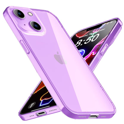NALIA Neon Silikonhülle für iPhone 14 – Knallige Signal-Farbe & Linsenschutz – VIBE (Transparentes Case) – Marke aus Berlin