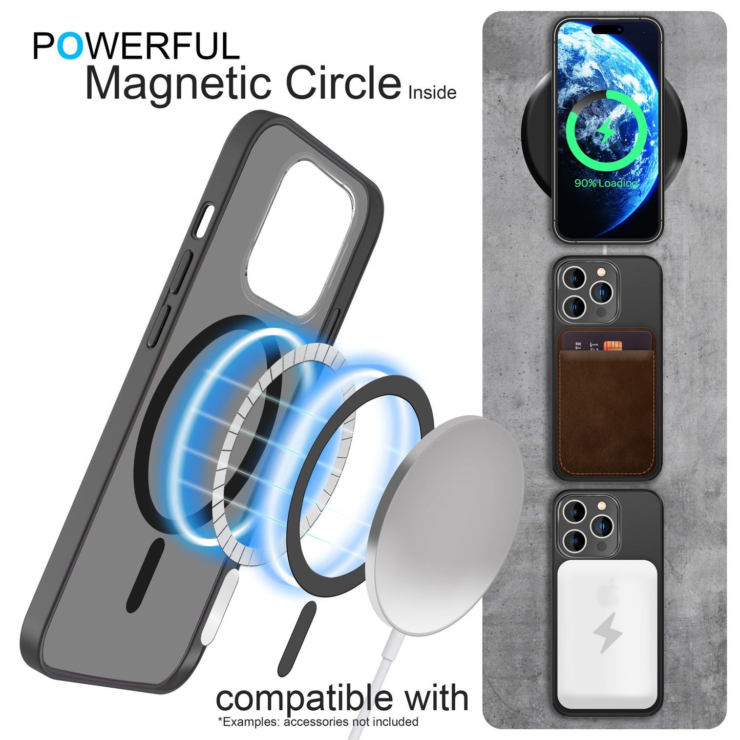 NALIA Magnet-Case für iPhone 14 Pro Max – Matt-Transparent & MagSafe Kompatibel – MATTEX (Rutschfest, Stoßfest & Anti-Fingerabdruck) – Marke aus Berlin