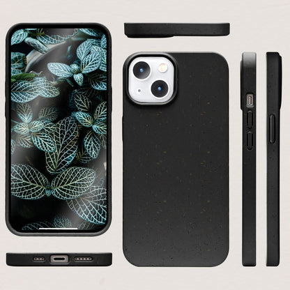 NALIA Handyhülle für iPhone 14 – MagSafe kompatibel & Weizenstroh-Mix – ECOFIT (Pflanzenbasiert, Rutschfest & Matt) – Marke aus Berlin
