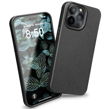 NALIA Handyhülle für iPhone 14 Pro – Weizenstroh Case (Pflanzenbasiert) – BIOVERA – Matt & Stoßfest (Vegan) – Marke aus Berlin