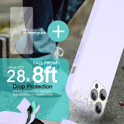 NALIA Magnet Silikonhülle für iPhone 14 Pro – MagSafe kompatibel & Liquid Silicone – SLIQ (Soft-Touch Schutz & Mikrofaser Innen) – Marke aus Berlin