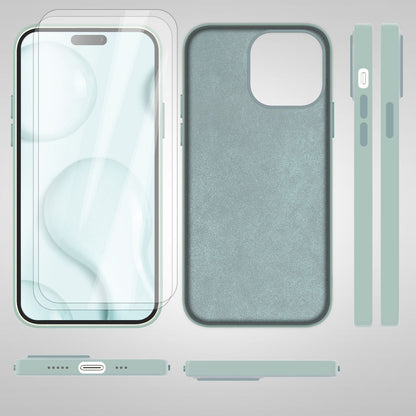 NALIA Magnet Silikonhülle für iPhone 14 Pro – MagSafe kompatibel & Liquid Silicone – SLIQ (Soft-Touch Schutz & Mikrofaser Innen) – Marke aus Berlin