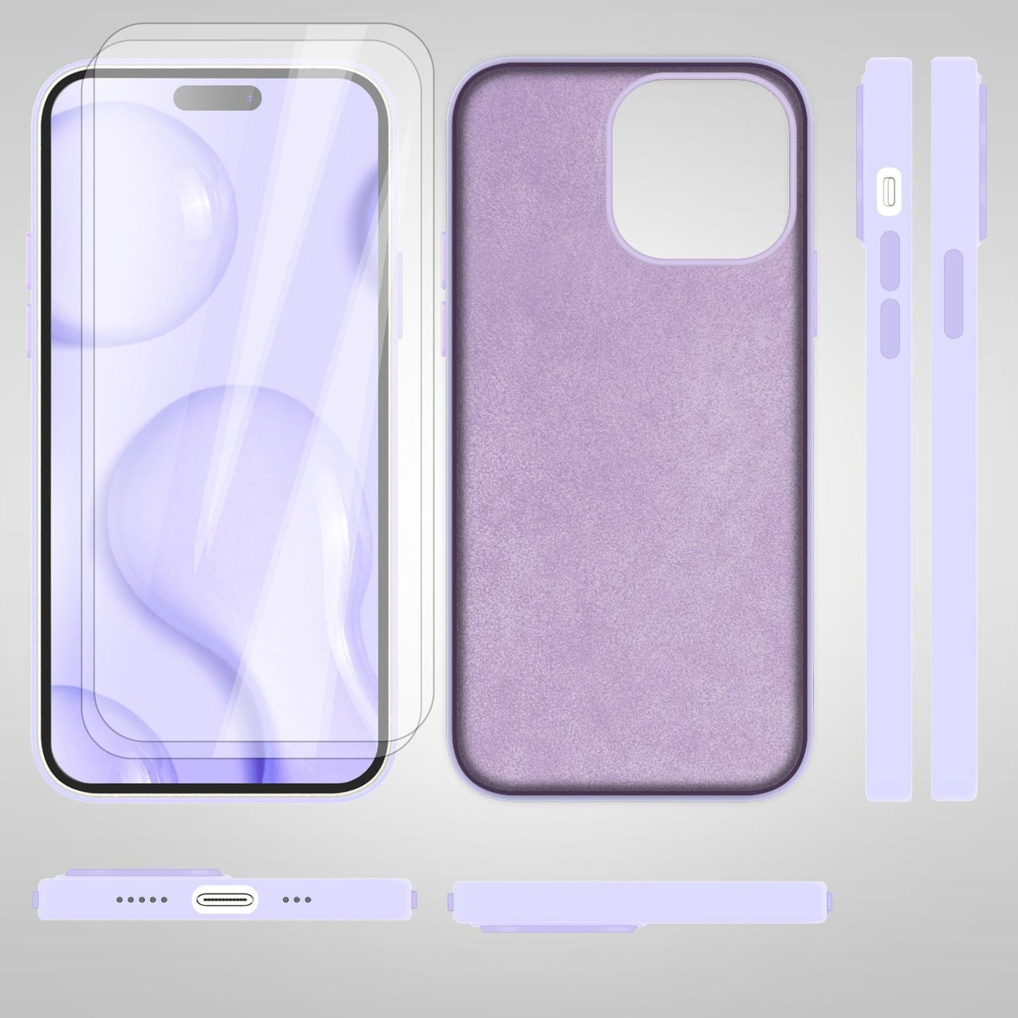 NALIA Magnet Silikonhülle für iPhone 14 Pro Max – MagSafe kompatibel & Liquid Silicone – SLIQ (Soft-Touch Schutz & Mikrofaser Innen) – Marke aus Berlin