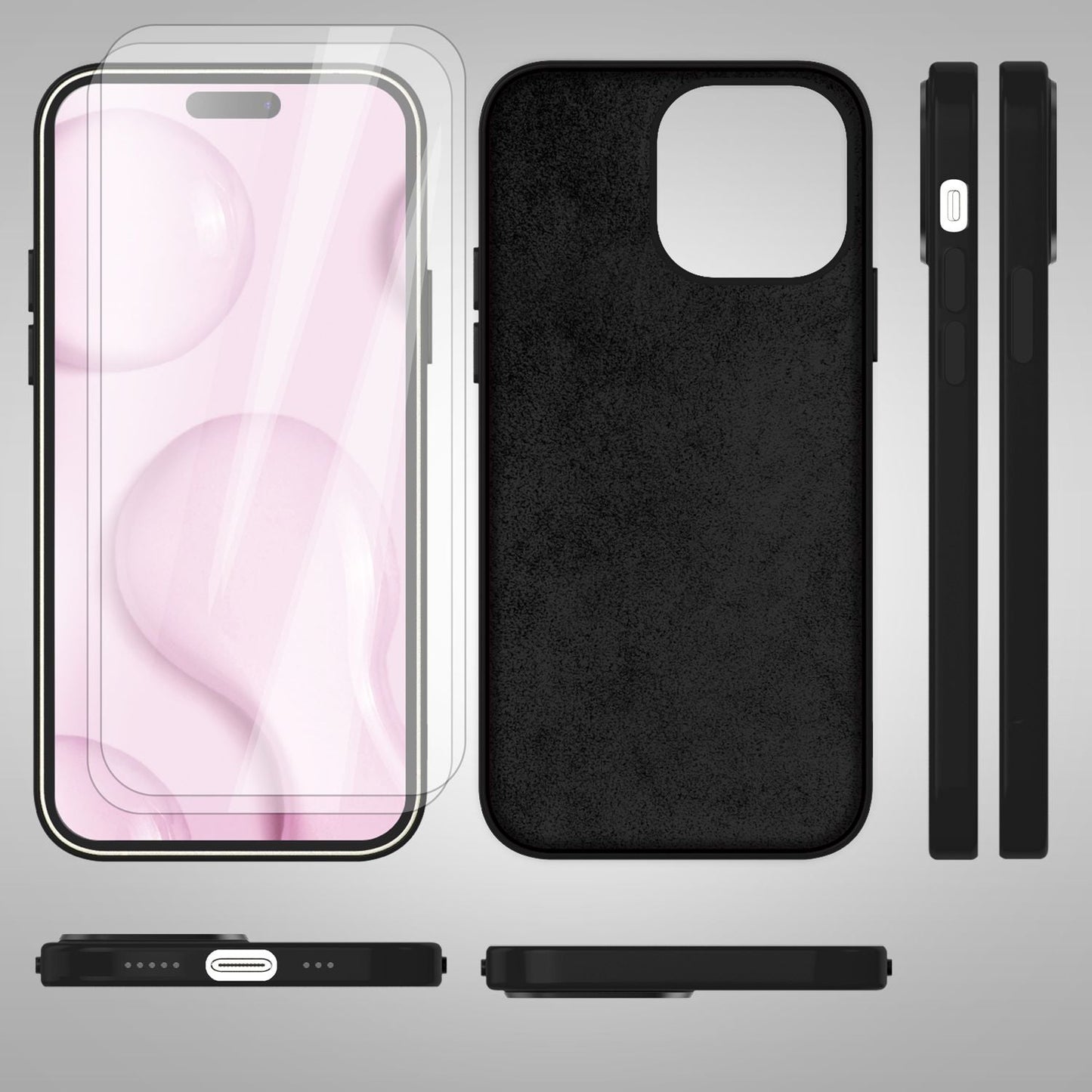 NALIA Magnet Silikonhülle für iPhone 14 Pro Max – MagSafe kompatibel & Liquid Silicone – SLIQ (Soft-Touch Schutz & Mikrofaser Innen) – Marke aus Berlin