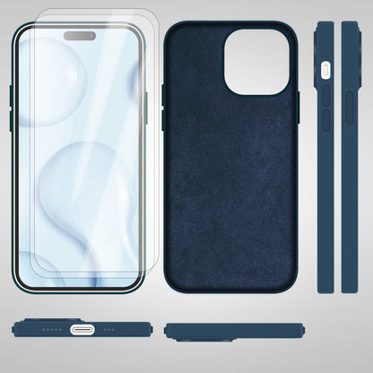 NALIA Magnet Silikonhülle für iPhone 14 Pro Max – MagSafe kompatibel & Liquid Silicone – SLIQ (Soft-Touch Schutz & Mikrofaser Innen) – Marke aus Berlin