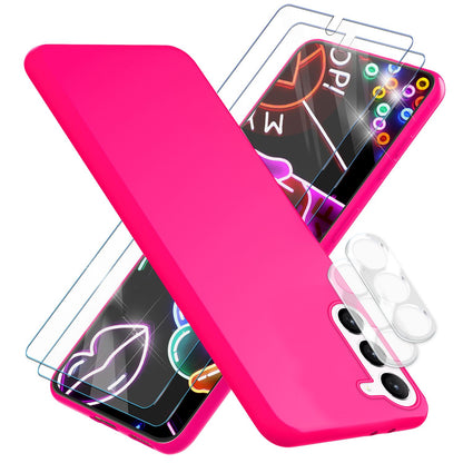 NALIA Neon Silikonhülle für Samsung Galaxy S23 – Soft-Touch & Signal-Neon – NEONSHOCK (Matte Schutzhülle) – Marke aus Berlin
