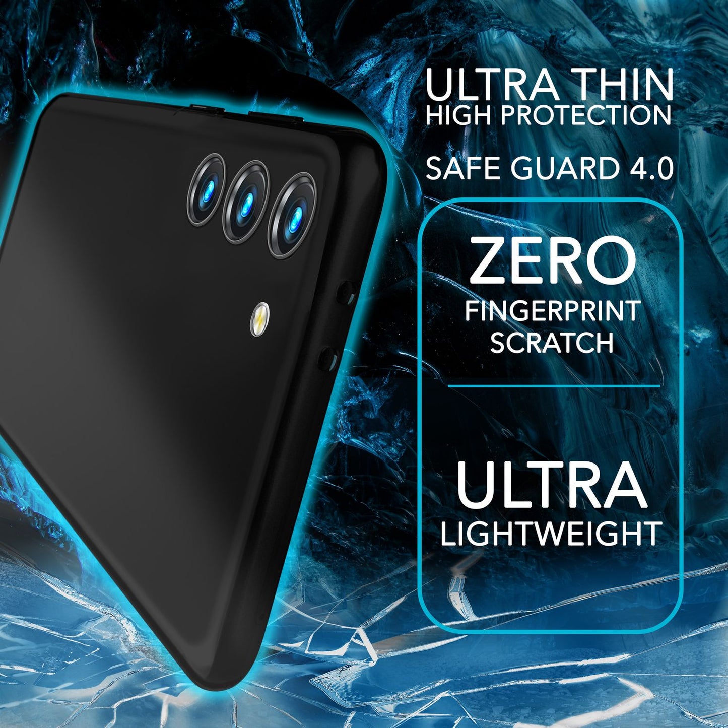 NALIA Ultra Slim Hardcase für Samsung Galaxy S23 – Matt & 0.3mm Dünn – PHANTOM (Hauchdünnes Cover & Kamera-Vollschutz) – Marke aus Berlin