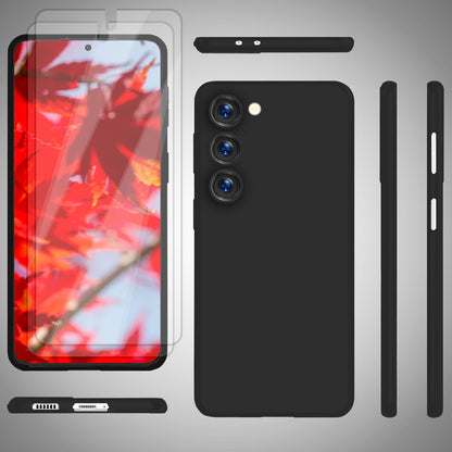 NALIA Ultra Slim Hardcase für Samsung Galaxy S23 – Matt & 0.3mm Dünn – PHANTOM (Hauchdünnes Cover & Kamera-Vollschutz) – Marke aus Berlin