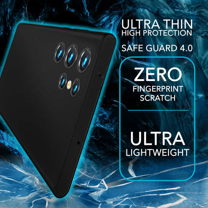 NALIA Ultra Slim Hardcase für Samsung Galaxy S23 Ultra – Matt & 0.3mm Dünn – PHANTOM (Hauchdünnes Cover & Kamera-Vollschutz) – Marke aus Berlin