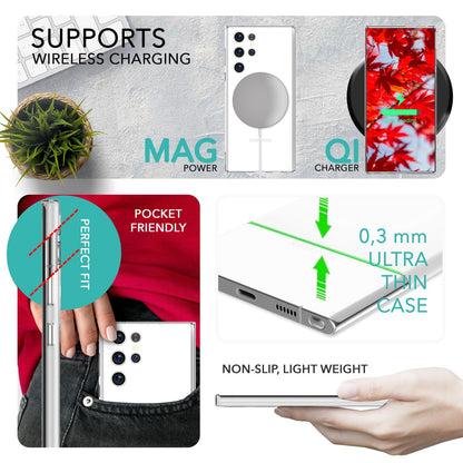 NALIA Ultra Slim Hardcase für Samsung Galaxy S23 Ultra – Matt & 0.3mm Dünn – PHANTOM (Hauchdünnes Cover & Kamera-Vollschutz) – Marke aus Berlin