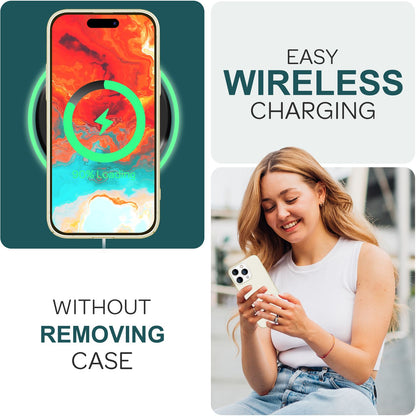 NALIA Ultra Slim Hardcase für iPhone 15 Pro – Anti-Fingerabdruck & 0.5mm Dünn – PUREFIT (Matt & Leicht) – Marke aus Berlin
