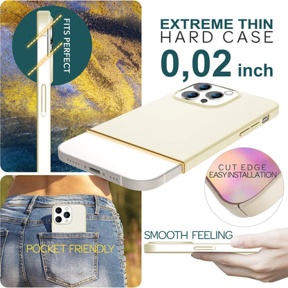 NALIA Ultra Slim Hardcase für iPhone 15 Pro Max – Anti-Fingerabdruck & 0.5mm Dünn – PUREFIT (Matt & Leicht) – Marke aus Berlin