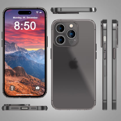 NALIA Ultra Slim Hardcase für iPhone 15 Pro Max – Matt-Transparent & 0.3mm Dünn – PHANTOM (Hauchdünnes Cover & Kamera-Vollschutz) – Marke aus Berlin