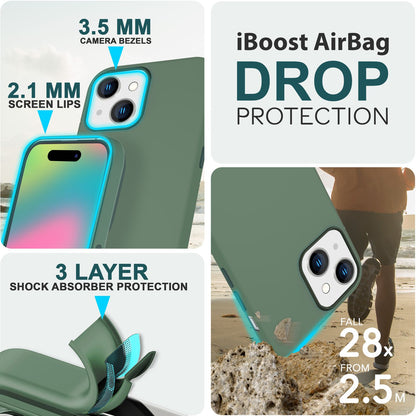 NALIA Magnet Silikonhülle für iPhone 15 – MagSafe kompatibel & Liquid Silicone – SLIQ (Soft-Touch Schutz & Mikrofaser Innen) – Marke aus Berlin