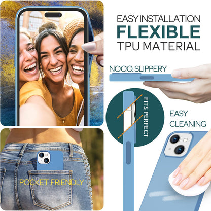 NALIA Magnet Silikonhülle für iPhone 15 – MagSafe kompatibel & Liquid Silicone – SLIQ (Soft-Touch Schutz & Mikrofaser Innen) – Marke aus Berlin