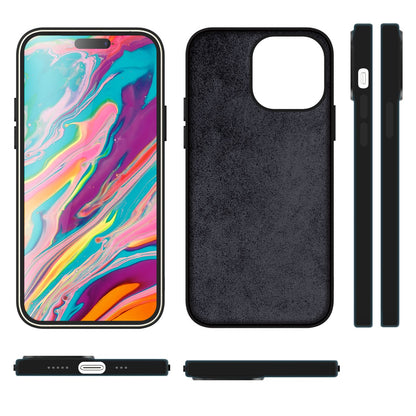 NALIA Magnet Silikonhülle für iPhone 15 – MagSafe kompatibel & Liquid Silicone – SLIQ (Soft-Touch Schutz & Mikrofaser Innen) – Marke aus Berlin