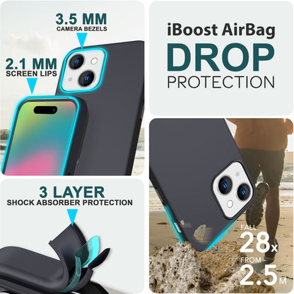 NALIA Magnet Silikonhülle für iPhone 15 Plus – MagSafe kompatibel & Liquid Silicone – SLIQ (Soft-Touch Schutz & Mikrofaser Innen) – Marke aus Berlin