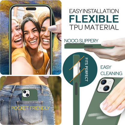 NALIA Magnet Silikonhülle für iPhone 15 Plus – MagSafe kompatibel & Liquid Silicone – SLIQ (Soft-Touch Schutz & Mikrofaser Innen) – Marke aus Berlin