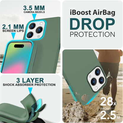 NALIA Magnet Silikonhülle für iPhone 15 Pro – MagSafe kompatibel & Liquid Silicone – SLIQ (Soft-Touch Schutz & Mikrofaser Innen) – Marke aus Berlin