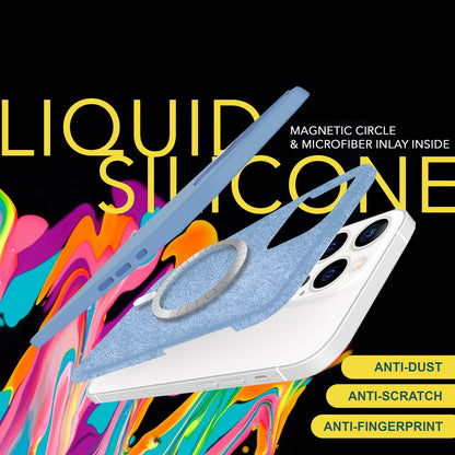NALIA Magnet Silikonhülle für iPhone 15 Pro – MagSafe kompatibel & Liquid Silicone – SLIQ (Soft-Touch Schutz & Mikrofaser Innen) – Marke aus Berlin