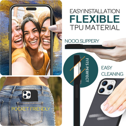 NALIA Magnet Silikonhülle für iPhone 15 Pro – MagSafe kompatibel & Liquid Silicone – SLIQ (Soft-Touch Schutz & Mikrofaser Innen) – Marke aus Berlin