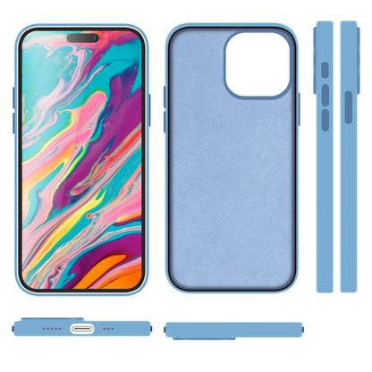 NALIA Magnet Silikonhülle für iPhone 15 Pro – MagSafe kompatibel & Liquid Silicone – SLIQ (Soft-Touch Schutz & Mikrofaser Innen) – Marke aus Berlin
