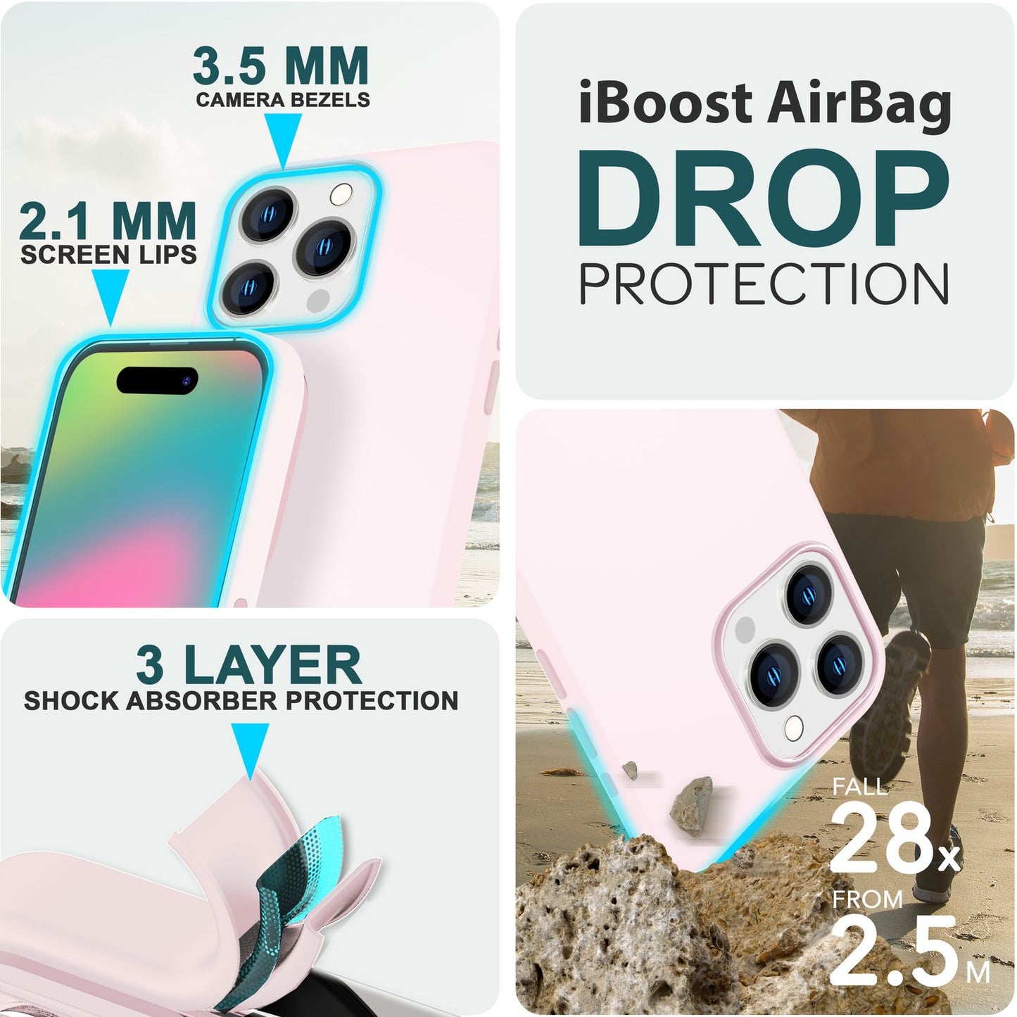 NALIA Magnet Silikonhülle für iPhone 15 Pro Max – MagSafe kompatibel & Liquid Silicone – SLIQ (Soft-Touch Schutz & Mikrofaser Innen) – Marke aus Berlin