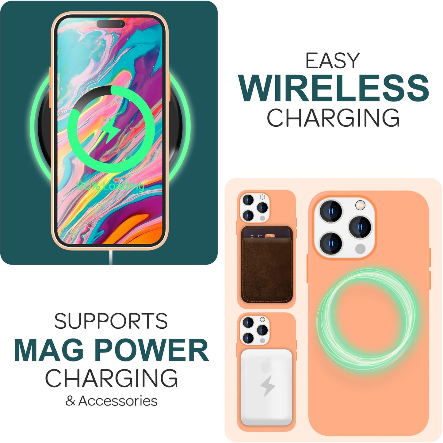 NALIA Magnet Silikonhülle für iPhone 15 Pro Max – MagSafe kompatibel & Liquid Silicone – SLIQ (Soft-Touch Schutz & Mikrofaser Innen) – Marke aus Berlin