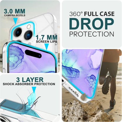 NALIA 360° Hülle für iPhone 15 Pro Max – Vorne & Hinten Schutz – 360GUARD (Full-Body Case) – Marke aus Berlin