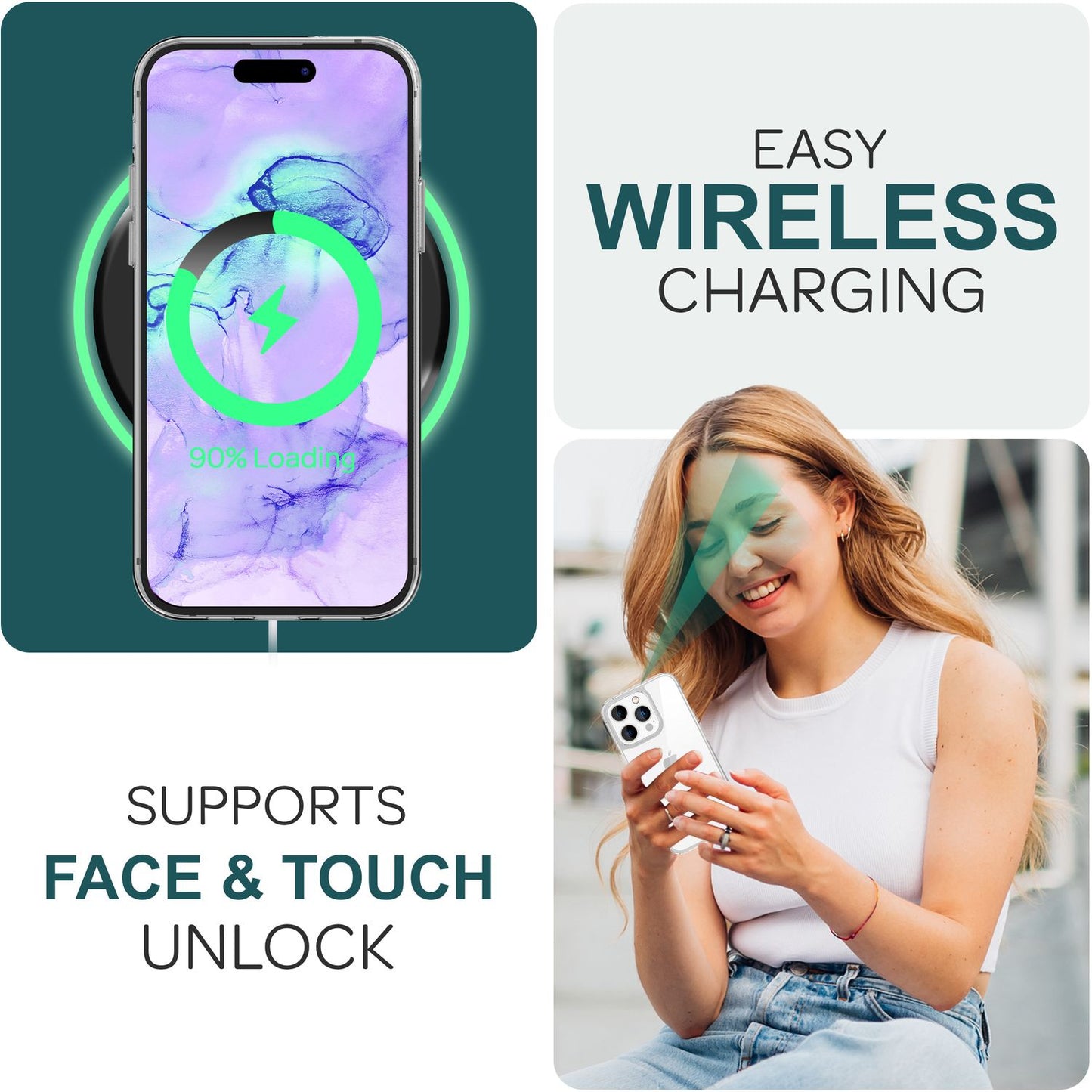 NALIA 360° Hülle für iPhone 15 Pro Max – Vorne & Hinten Schutz – 360GUARD (Full-Body Case) – Marke aus Berlin