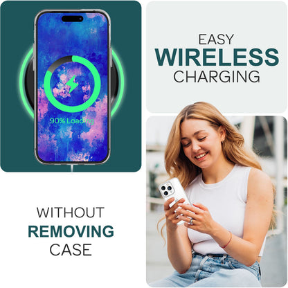 NALIA Transparente Silikonhülle für iPhone 15 Pro Max – Anti-Gelb & Rutschfest – GLAZE (Handyhülle Kristallklar, Schlank & Stoßfest) – Marke aus Berlin