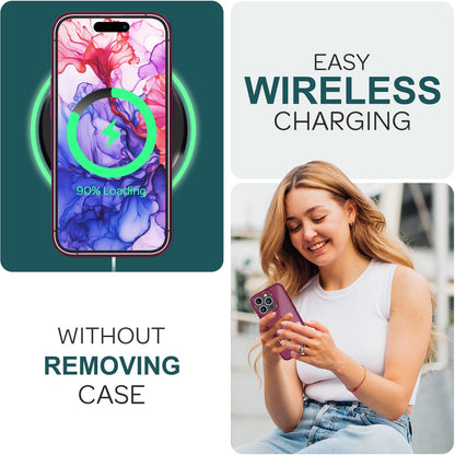 NALIA Matte Handyhülle für iPhone 15 Pro Max – Stoßfester Silikon-Rahmen & Semi-Transparent – FUZION (Anti-Fingerprint Case) – Marke aus Berlin