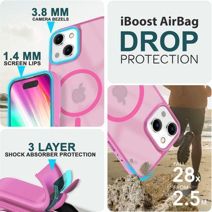 NALIA Magnet-Case für iPhone 15 – Matt-Transparent & MagSafe Kompatibel – MATTEX (Rutschfest, Stoßfest & Anti-Fingerabdruck) – Marke aus Berlin