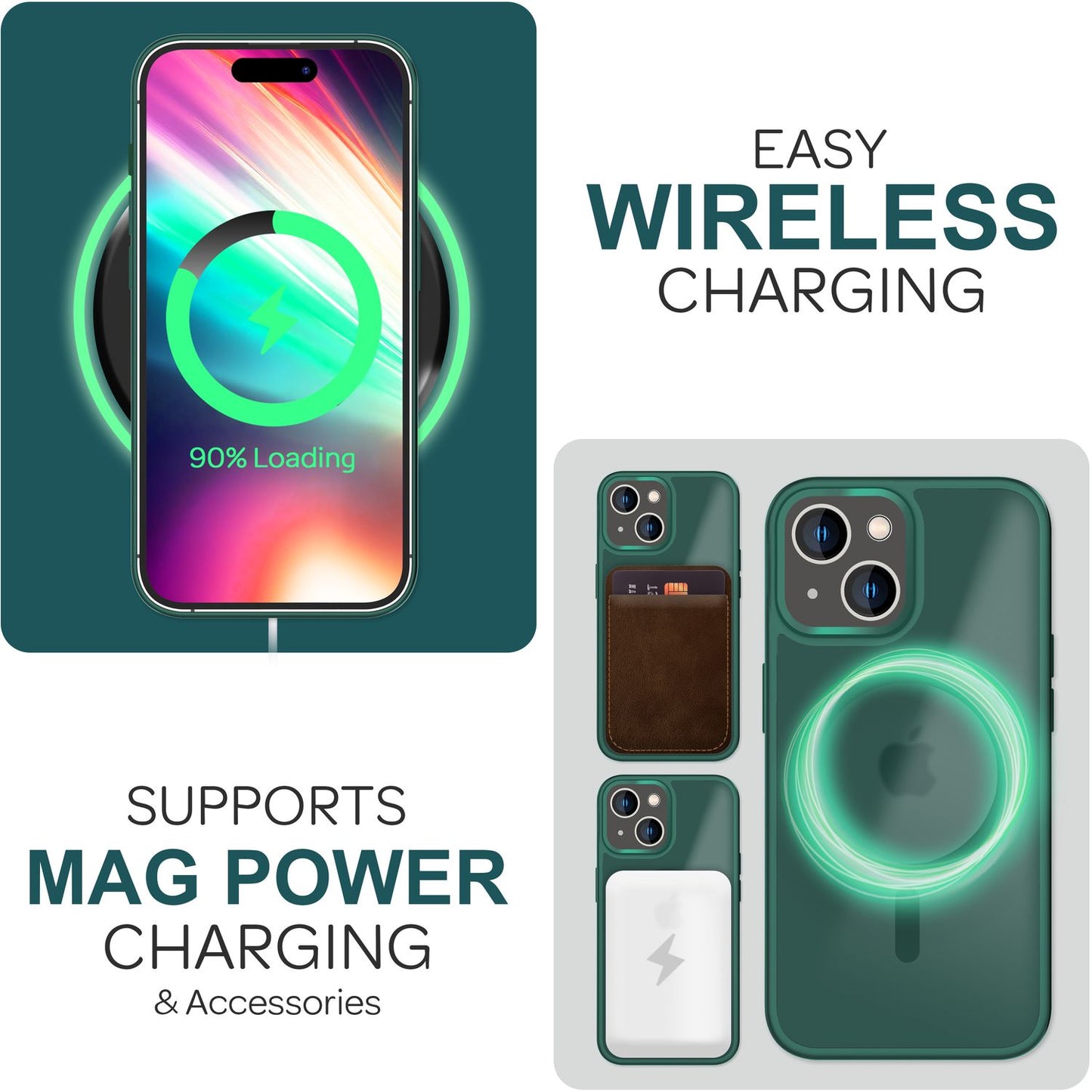 NALIA Magnet-Case für iPhone 15 Plus – Matt-Transparent & MagSafe Kompatibel – MATTEX (Rutschfest, Stoßfest & Anti-Fingerabdruck) – Marke aus Berlin