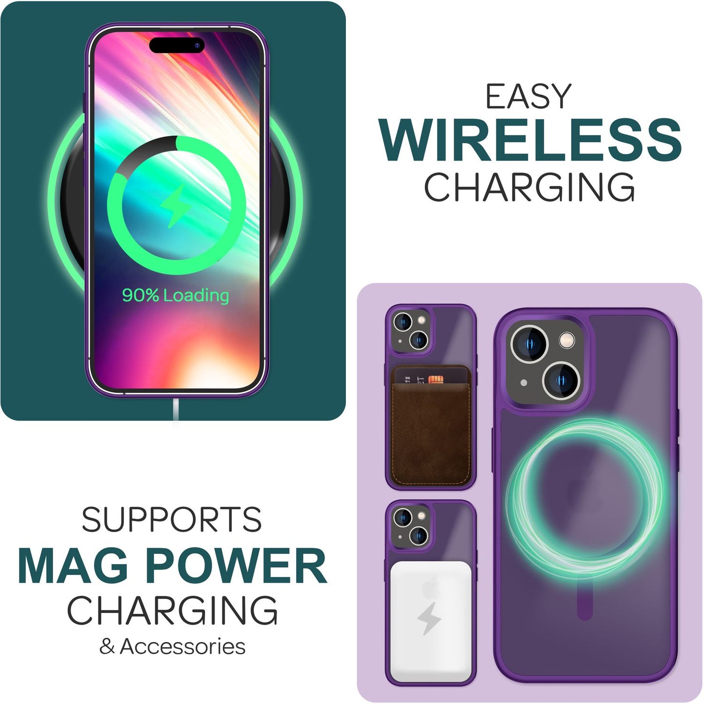 NALIA Magnet-Case für iPhone 15 Plus – Matt-Transparent & MagSafe Kompatibel – MATTEX (Rutschfest, Stoßfest & Anti-Fingerabdruck) – Marke aus Berlin