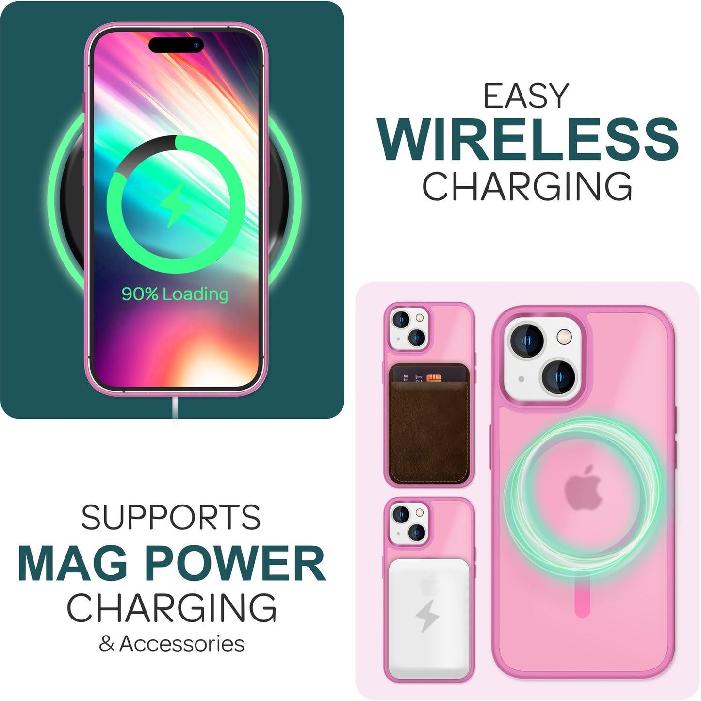 NALIA Magnet-Case für iPhone 15 Plus – Matt-Transparent & MagSafe Kompatibel – MATTEX (Rutschfest, Stoßfest & Anti-Fingerabdruck) – Marke aus Berlin