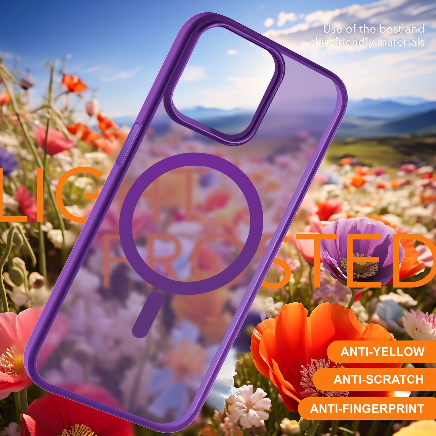 NALIA Magnet-Case für iPhone 15 Pro – Matt-Transparent & MagSafe Kompatibel – MATTEX (Rutschfest, Stoßfest & Anti-Fingerabdruck) – Marke aus Berlin